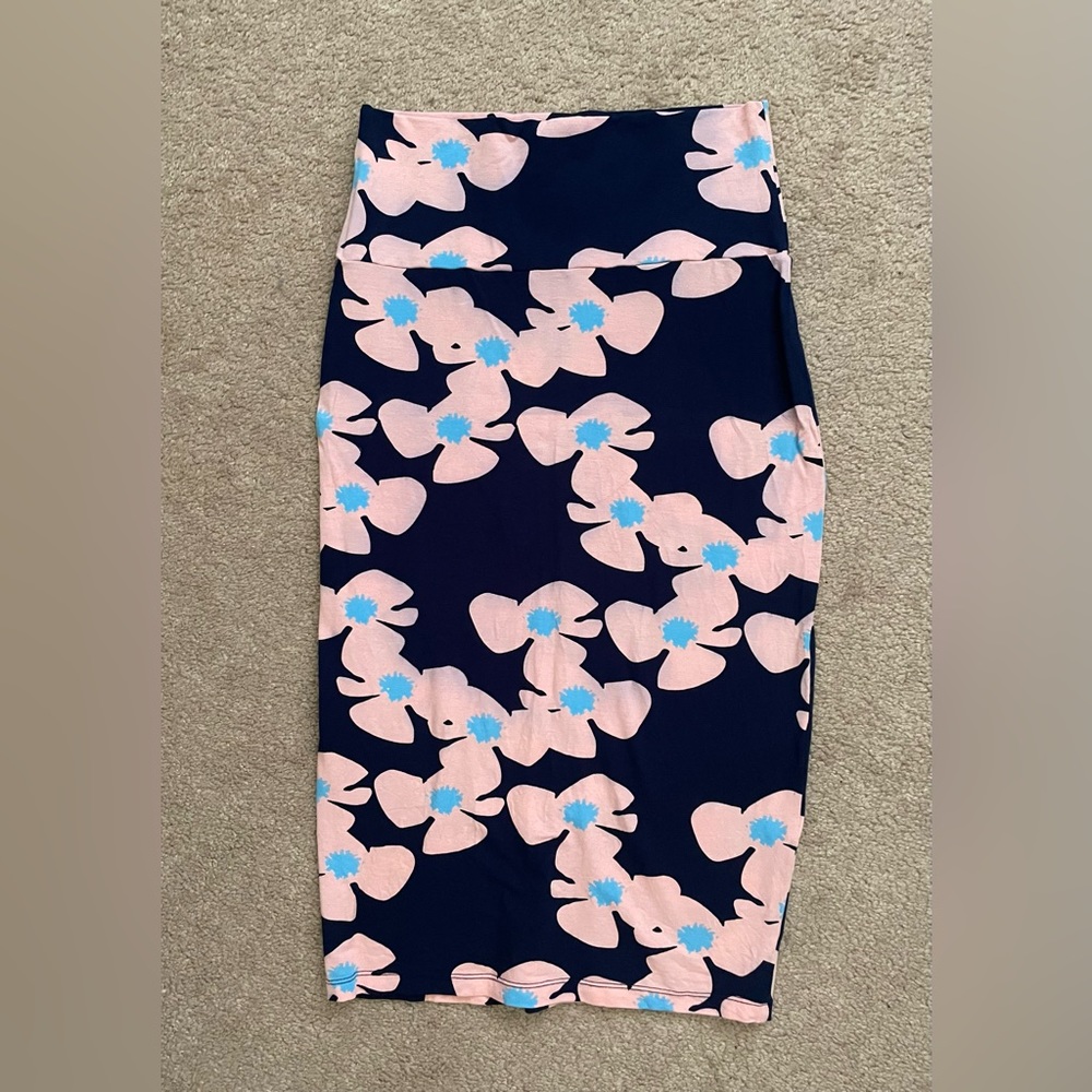 Ava Sky Pencil Skirt (XS)